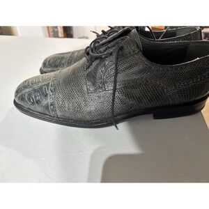Vintage Men's Forli Dress Shoes Crocodile Gray - 10.5